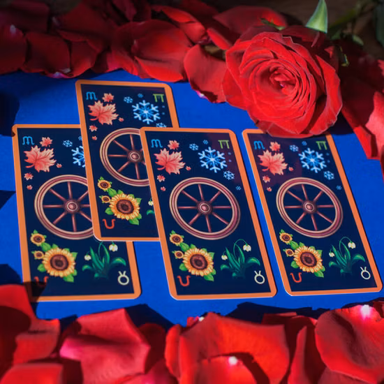 Высокое качество печати бумажных карт игры оптом Gold Edge Oracle Deck Custom Tarot Card Factory