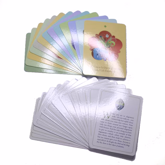 Изготовленная на заказ карточная игра Oracle Tarot с коробкой с крышкой и нижней частью
